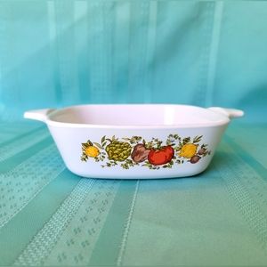 Cute tiny vintage Corning Ware casserole